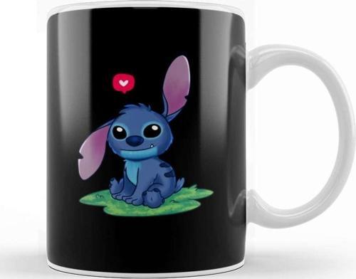 Stitch Aşk Kupa Bardak Porselen