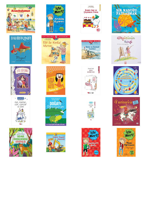 Anaokulumuz Resimli Sözlüğüm: Dünyayı Öğreniyorum + 19 Kitap (Set)