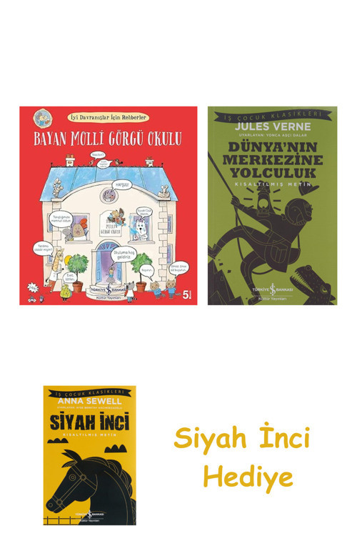 Molli Görgü Okulu + Dünyanın Merkezine Yolculuk + Siyah İnci Hediye