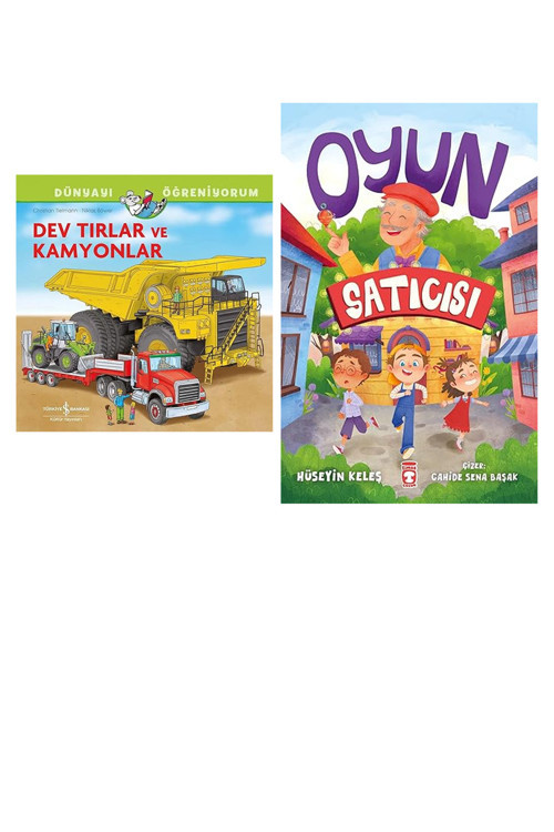 Dev Tırlar Ve Kamyonlar... +1 Çocuk Kitabı