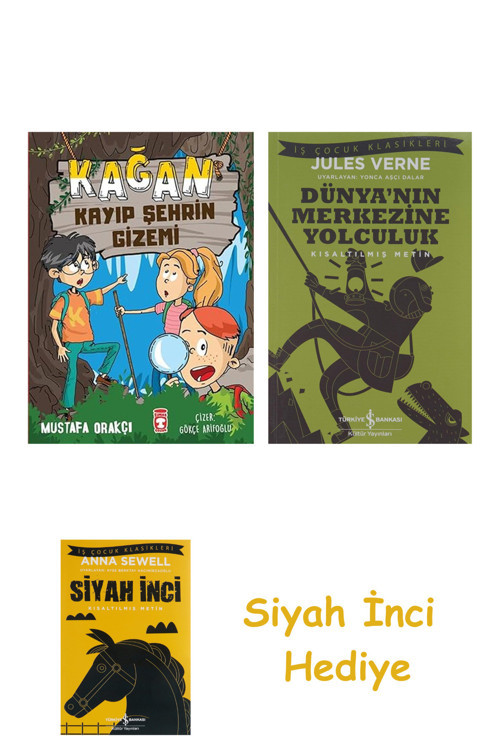 Kağan - Kayıp Şehrin Gizemi + Dünyanın Merkezine Yolculuk + Siyah İnci Hediye