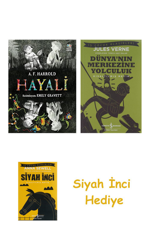 Hayali + Dünyanın Merkezine Yolculuk + Siyah İnci Hediye