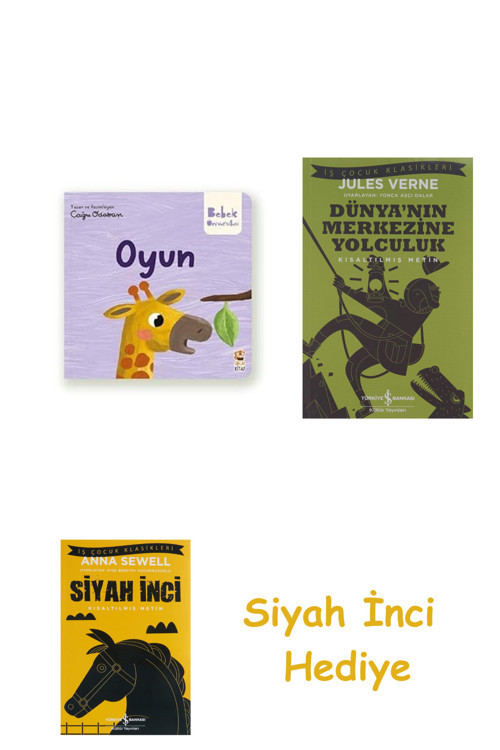Bebek Üniversitesi - 3 Oyun + Dünyanın Merkezine Yolculuk + Siyah İnci Hediye