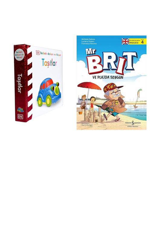Bebek Dokun Ve Hisset Serisi - Taşıtlar (Ciltli)... +1 Çocuk Kitabı