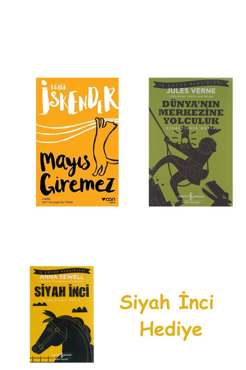 Mayıs Giremez: 2017 Necatigil Şiir Ödülü + Dünyanın Merkezine Yolculuk + Siyah İnci Hediye