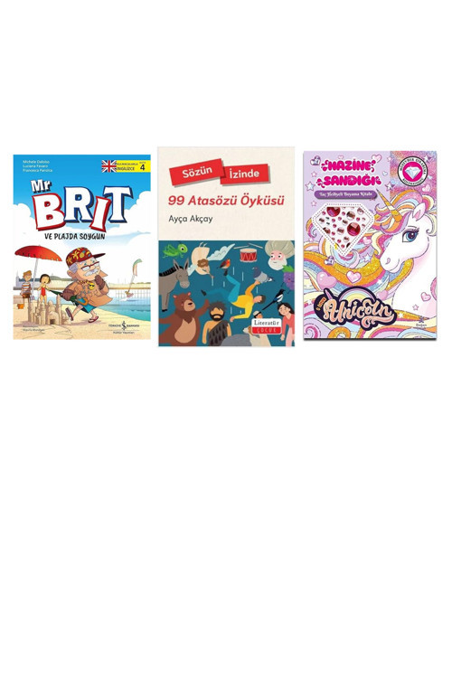 Mr Brit Ve Plajda Soygun - Bulmacalarla İngilizce 4... +2 Çocuk Kitabı
