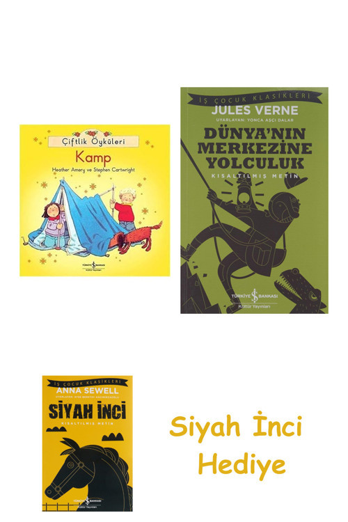 Çiftlik Öyküleri Kamp + Dünyanın Merkezine Yolculuk + Siyah İnci Hediye