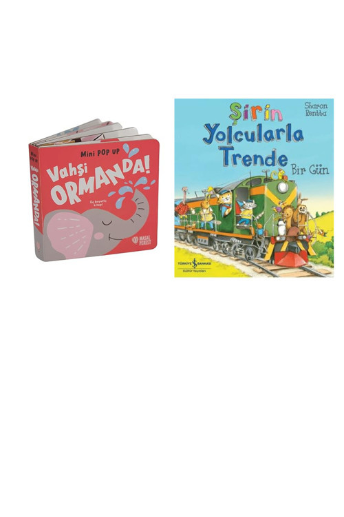 Mini Pop Up - Vahşi Ormanda! (Ciltli)... +1 Çocuk Kitabı