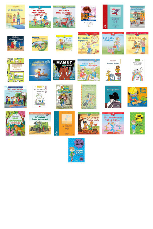 Arkadaşım Elif - Elif Jimnastik Yapıyor + 30 Kitap (Set)