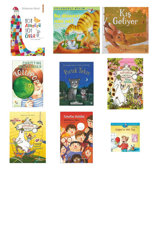 101 Atasözü 101 Öykü + 8 Kitap (Set)