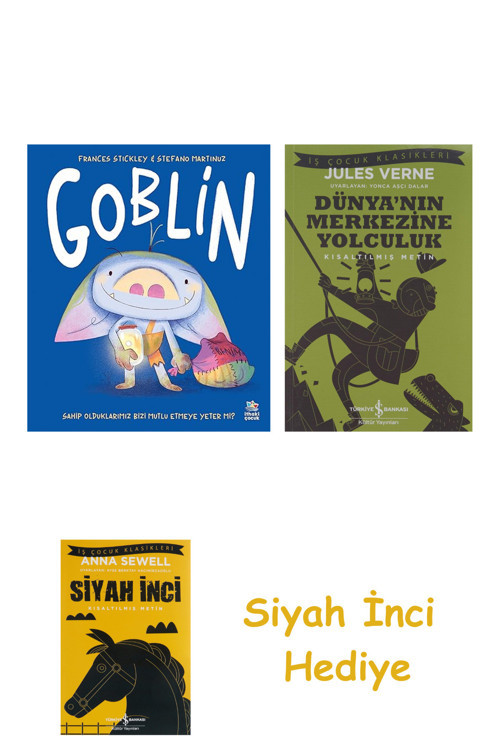 Goblin + Dünyanın Merkezine Yolculuk + Siyah İnci Hediye
