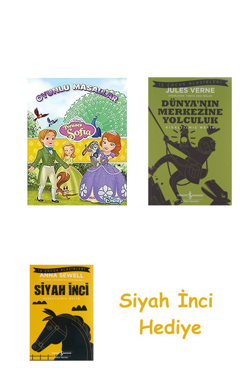 Disney Prenses Sofia Oyunlu Masallar + Dünyanın Merkezine Yolculuk + Siyah İnci Hediye