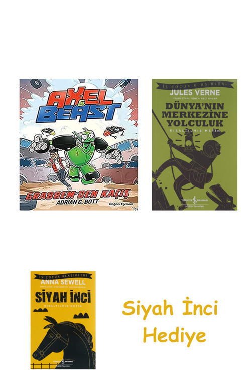 Axel - Beast Grabbem'Den Kaçış + Dünyanın Merkezine Yolculuk + Siyah İnci Hediye