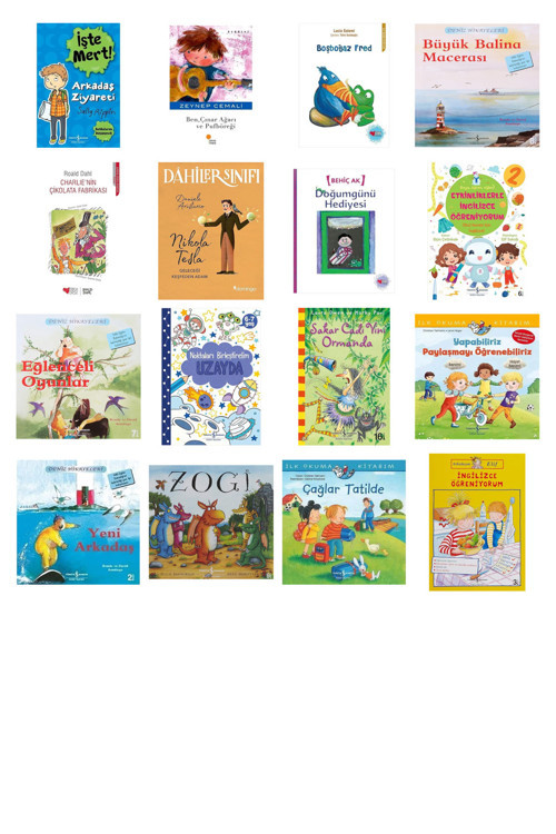 Arkadaş Ziyareti - İşte Mert!: Başkalarını Düşünmek + 15 Kitap (Set)