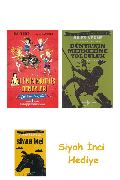 Ali’Nin Müthiş Deneyleri - Bol Yıldızlı Deneyler + Dünyanın Merkezine Yolculuk + Siyah İnci Hediye