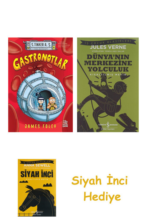 Gastronotlar + Dünyanın Merkezine Yolculuk + Siyah İnci Hediye