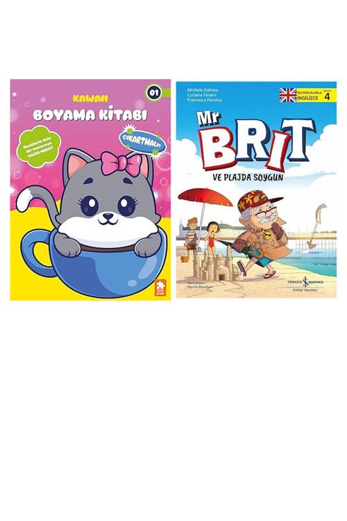 Kawaii Boyama Kitabı - 1... +1 Çocuk Kitabı