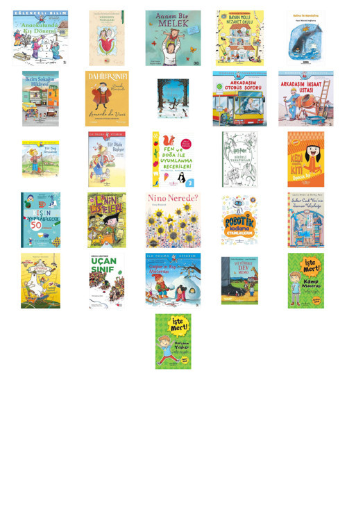 Anaokulunda Kış Dönemi - Eğlenceli Bilim + 25 Kitap (Set)