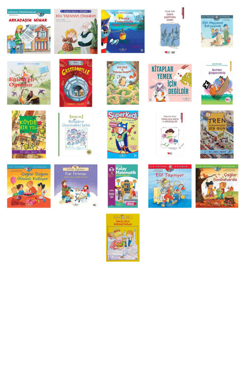 Arkadaşım Mimar - Dünyayı Öğreniyorum + 20 Kitap (Set)
