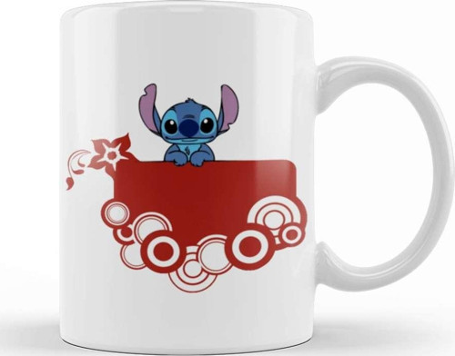 Stitch Art Kupa Bardak Porselen