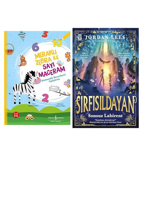 Meraklı Zebra İle Sayı Maceram: Matematik Becerilerini Geliş... +1 Çocuk Kitabı