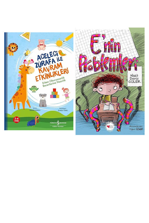 Aceleci Zürafa İle Kavram Etkinlikleri - Erken Okuryazarlık ... +1 Çocuk Kitabı