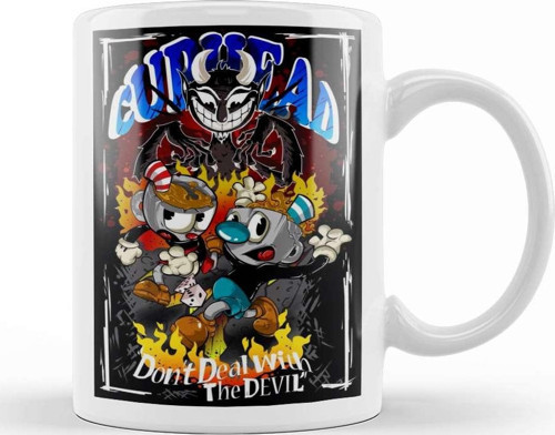 Cuphead 08 Kupa Bardak Porselen