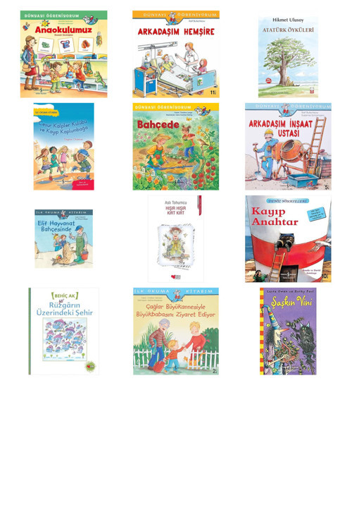 Anaokulumuz Resimli Sözlüğüm: Dünyayı Öğreniyorum + 11 Kitap (Set)