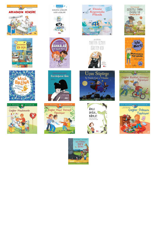Arkadaşım Hemşire: Dünyayı Öğreniyorum + 16 Kitap (Set)