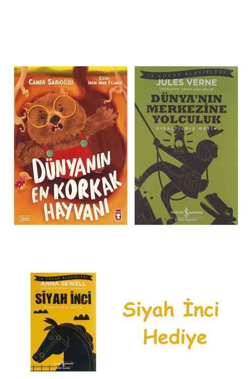 Dünyanın En Korkak Hayvanı + Dünyanın Merkezine Yolculuk + Siyah İnci Hediye