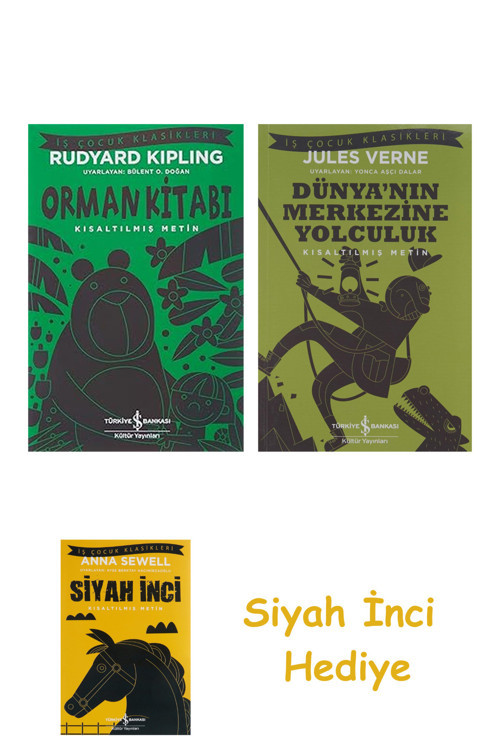 Orman Kitabı: Kısaltılmış Metin + Dünyanın Merkezine Yolculuk + Siyah İnci Hediye