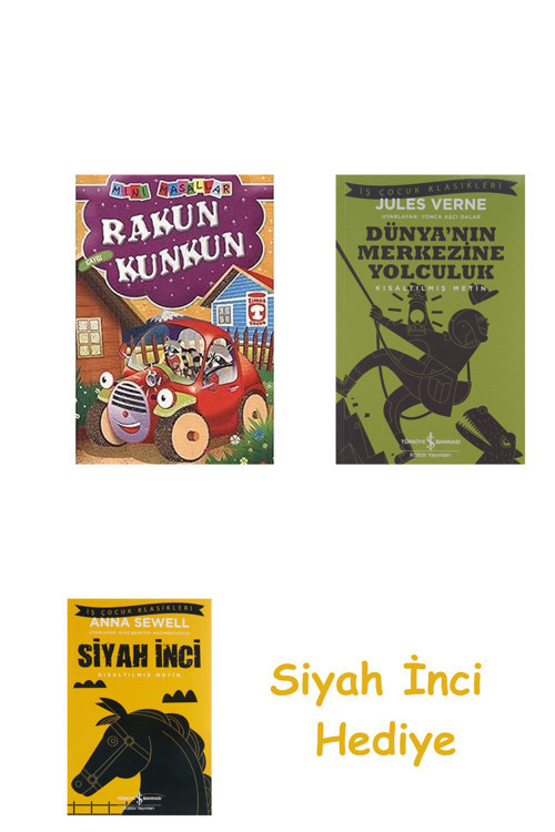 Rakun Kunkun - Saygı: Mini Masallar 12 + Dünyanın Merkezine Yolculuk + Siyah İnci Hediye