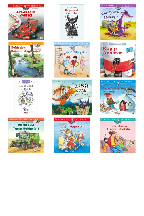 Arkadaşım Yarışçı + 11 Kitap (Set)