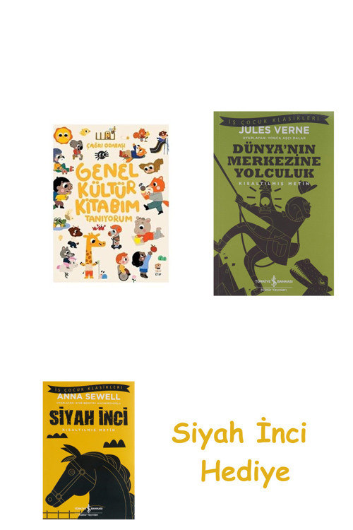 Genel Kültür Kitabım Tanıyorum + Dünyanın Merkezine Yolculuk + Siyah İnci Hediye