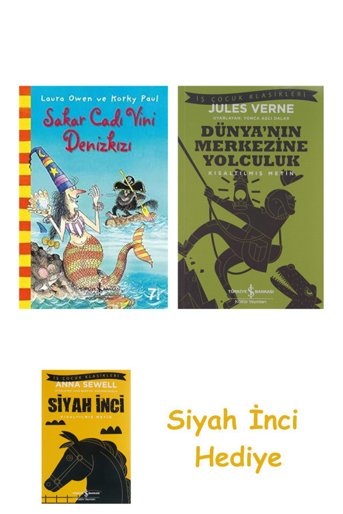 Sakar Cadı Vini Denizkızı + Dünyanın Merkezine Yolculuk + Siyah İnci Hediye