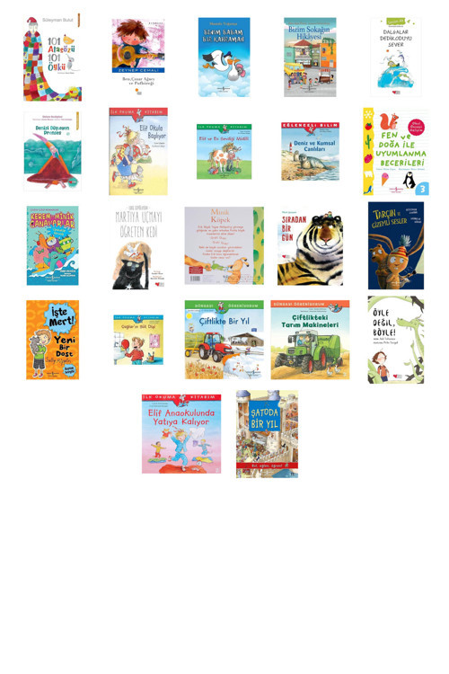 101 Atasözü 101 Öykü + 21 Kitap (Set)