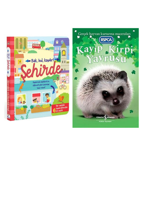 Bak, Bul, Kaydır - Şehirde (Ciltli)... +1 Çocuk Kitabı