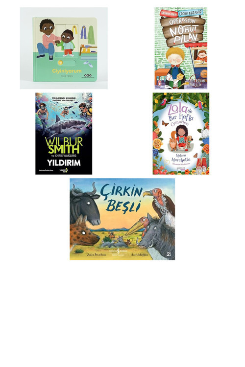 Hareketli Büyüyorum Serisi 7 – Giyiniyorum (Ciltli)... +4 Çocuk Kitabı