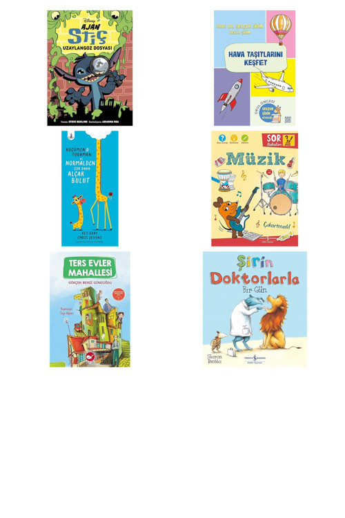 Disney Ajan Stiç - Uzaylangoz Dosyası (Renkli Baskı)... +5 Çocuk Kitabı