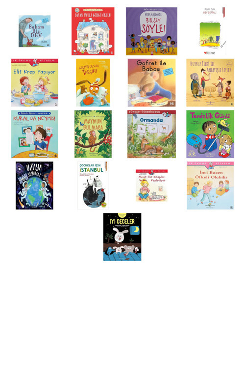 Babam Bir Dev + 16 Kitap (Set)