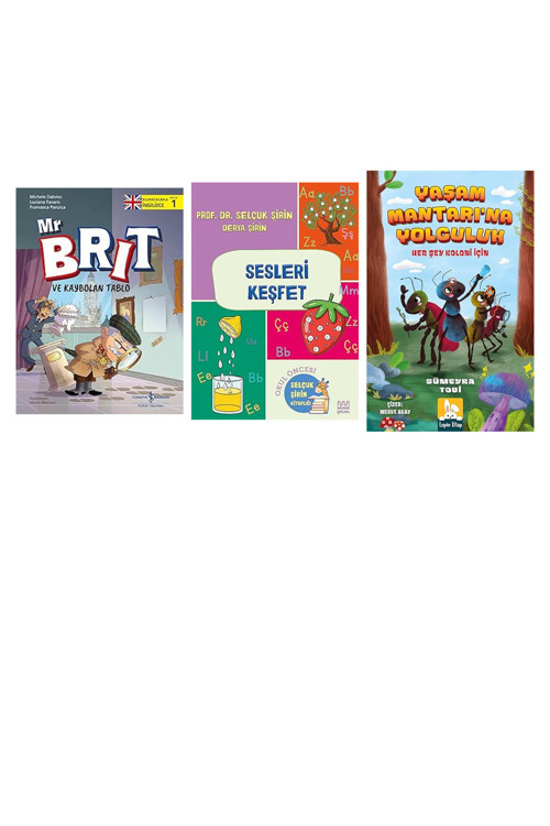 Mr Brit Ve Kaybolan Tablo – Bulmacalarla İngilizce 1... +2 Çocuk Kitabı