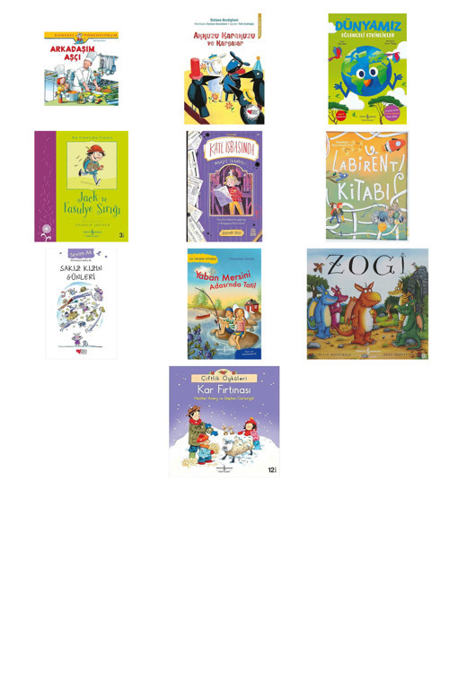 Arkadaşım Aşçı: Dünyayı Öğreniyorum + 9 Kitap (Set)