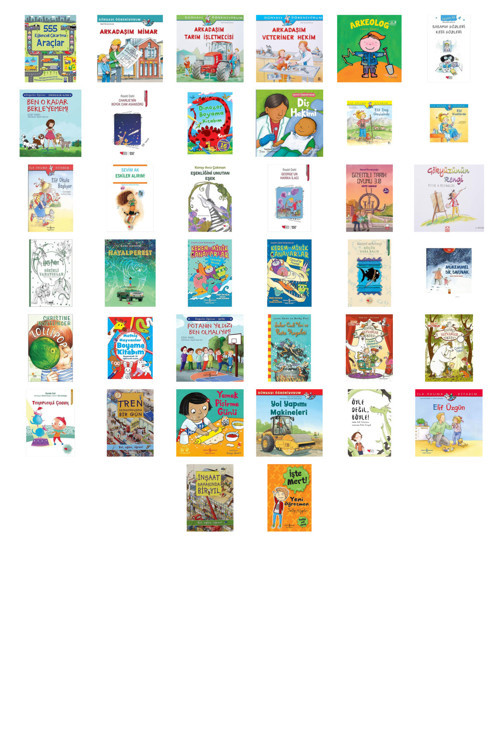 555 Eğlenceli Çıkartma - Araçlar + 37 Kitap (Set)