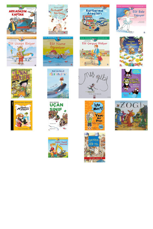Arkadaşım Kaptan + 17 Kitap (Set)