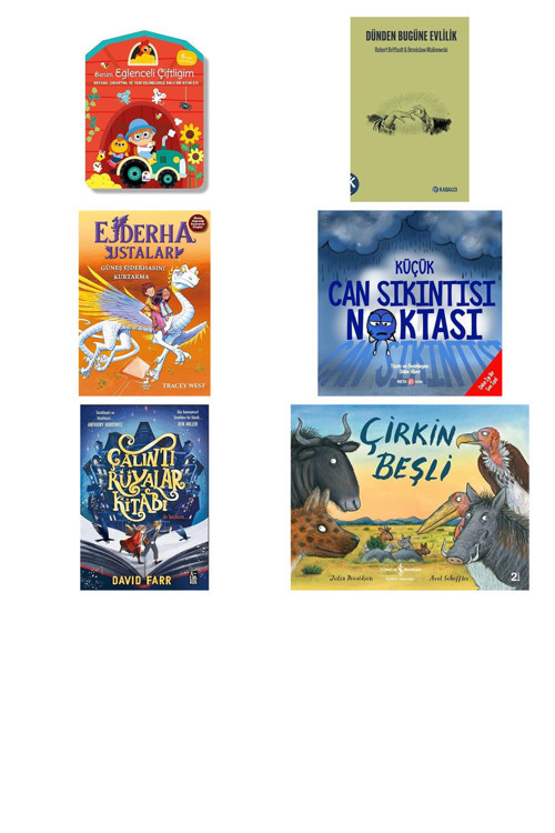 Benim Eğlenceli Çiftliğim: Boyama,Çıkartma Ve Kelimeler... +5 Çocuk Kitabı