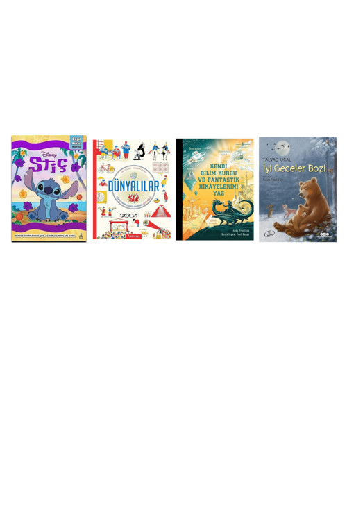 Disney Stiç - Parıltılı Etkinlikler Kitabı... +3 Çocuk Kitabı