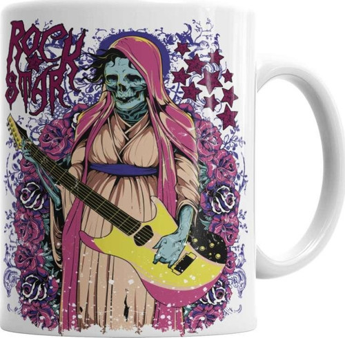 Rock Star Kupa Bardak Porselen
