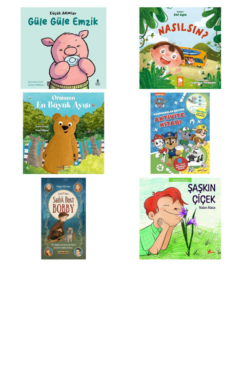 Güle Güle Emzik - Küçük Adımlar... +5 Çocuk Kitabı