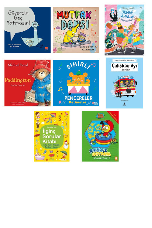 Güvercin Geç Yatmasın!... +7 Çocuk Kitabı
