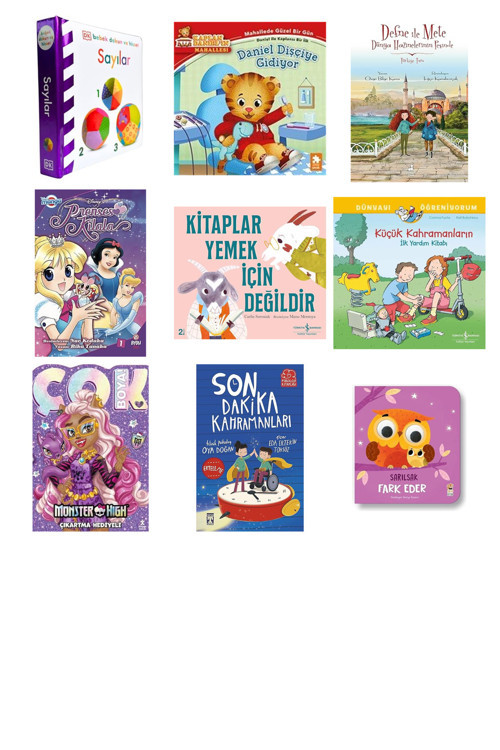 Bebek Dokun Ve Hisset Serisi - Sayılar (Ciltli)... +8 Çocuk Kitabı